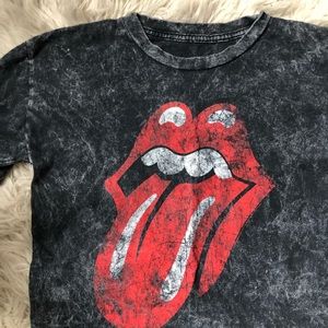 Rolling Stones Tops - Rolling Stones Acid Wash Band Tee Rolling Stones Tops - Rolling Stones Acid Wash Band Tee